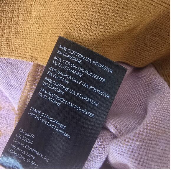 Anthropologie Maeve The Margot Cropped Kick Flare Pants Ankle Knit Pink Rose Dot - Picture 7 of 8